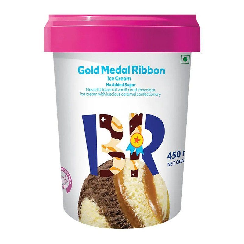 Baskin Robbins Gold Medal Ribbon Ice Cream 450ml Catchme.lk