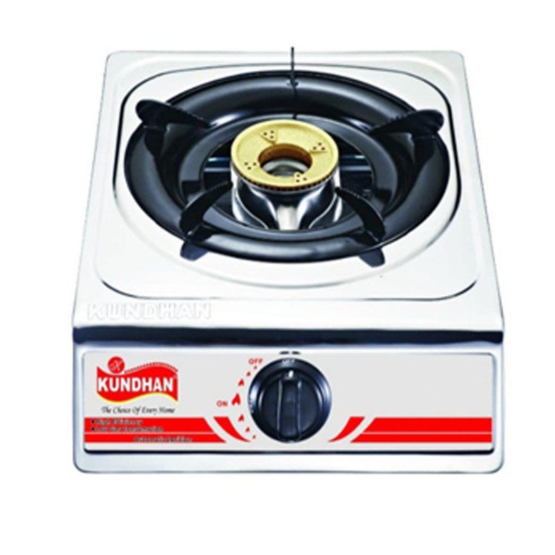 Kundhan Gas Cooker Single Burner Stainless Steel 1003 Catchme.lk