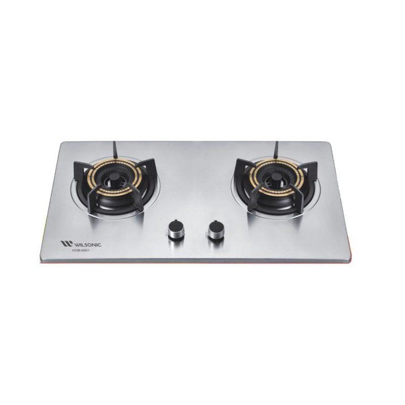 Wilsonic 2 Burner Stainless Steel Gas Top Gas Cooker Catchme.lk
