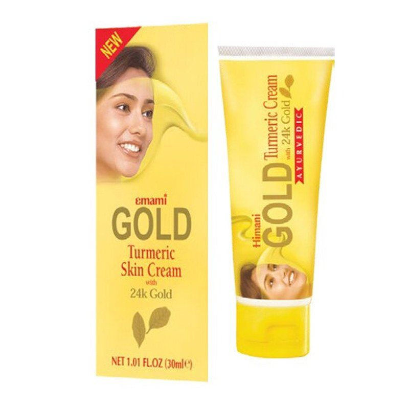 Emami Gold Turmeric Skin Cream with 24k Gold 30ml Catchme.lk