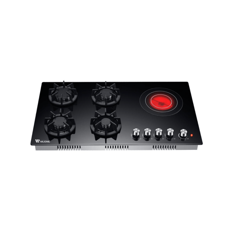 Wilsonic 5 Burner Hob (With Electric Burner) Catchme.lk