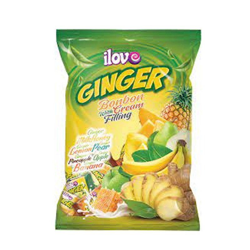 ilove Ginger Bonbon with Cream Filling Candy Pack Catchme.lk