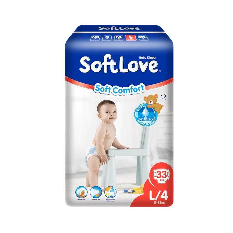 SoftLove Smart Baby Diapers L 33Pcs Catchme.lk