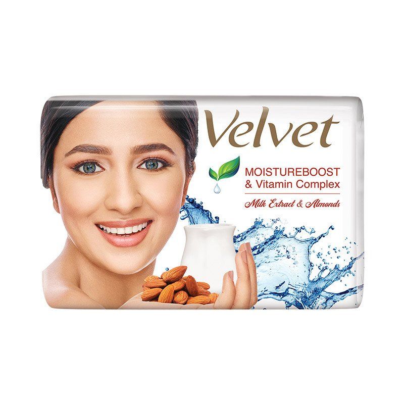 Velvet Milk Extract & Almond Soap 70g Catchme.lk
