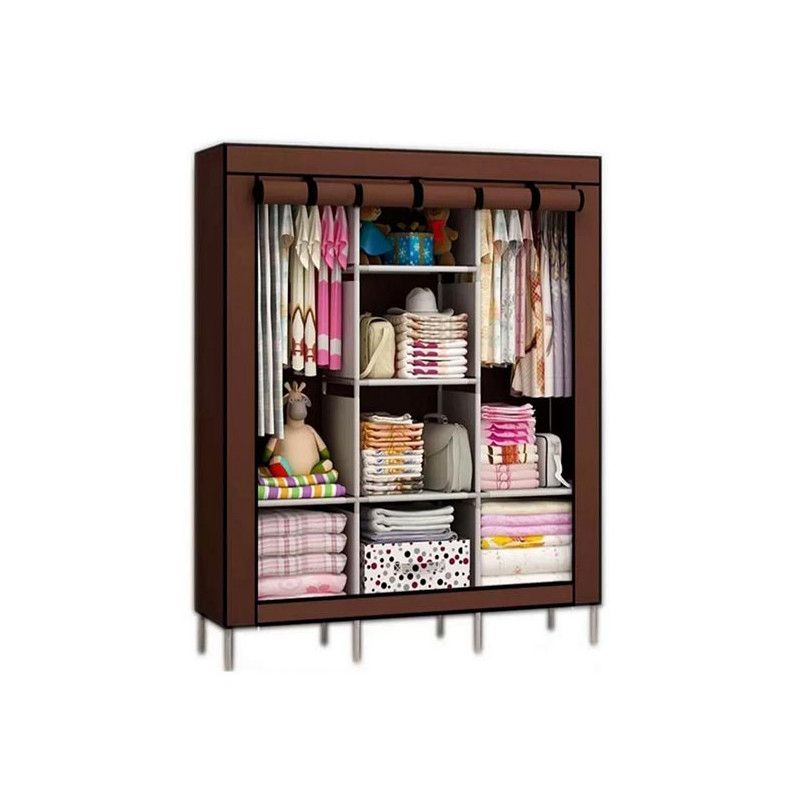 3 Column Foldable Cloth Cupboard - Catchme.lk