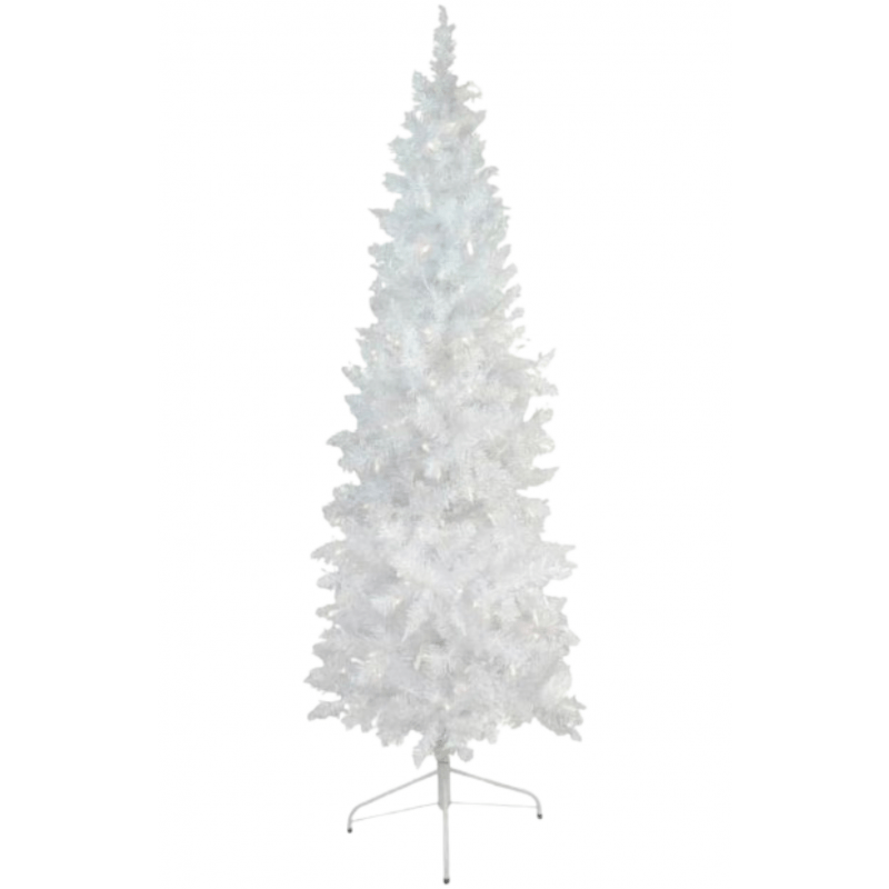 White Pine Hook Christmas Tree 7ft with stand White Catchme.lk
