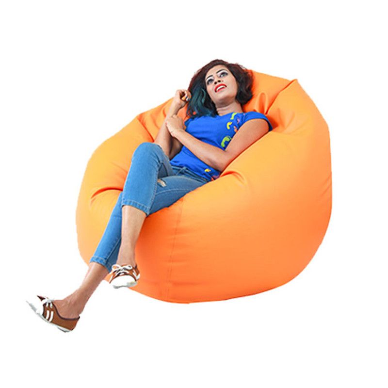 Classic Large Leather Bean Bag Catchme.lk